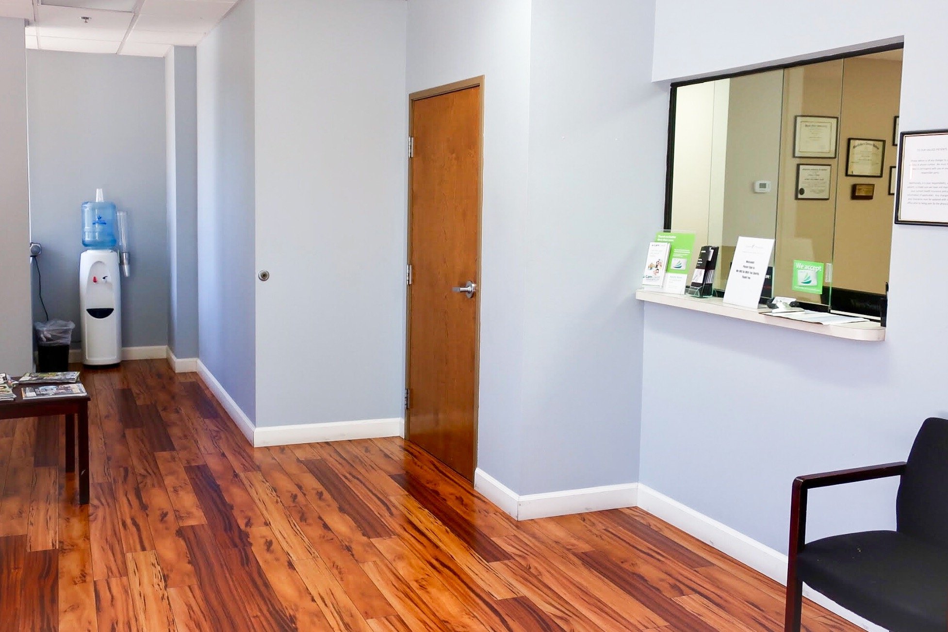 Top Podiatrist in Scottsdale Scottsdale Podiatry Office Check-In Area